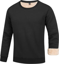 Liam Men's Fleece Sweatshirt-Black-S-State of Style