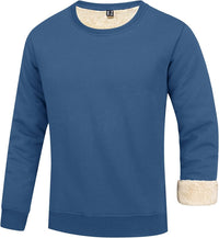 Liam Men's Fleece Sweatshirt-Blue-S-State of Style