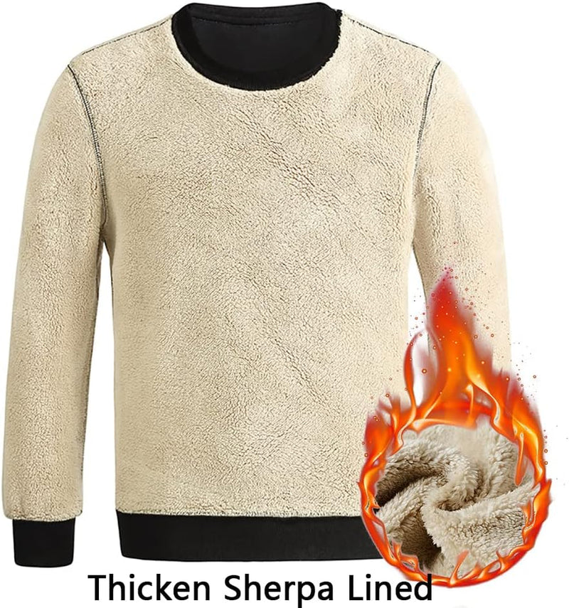 Liam Men's Fleece Sweatshirt-Green-S-State of Style