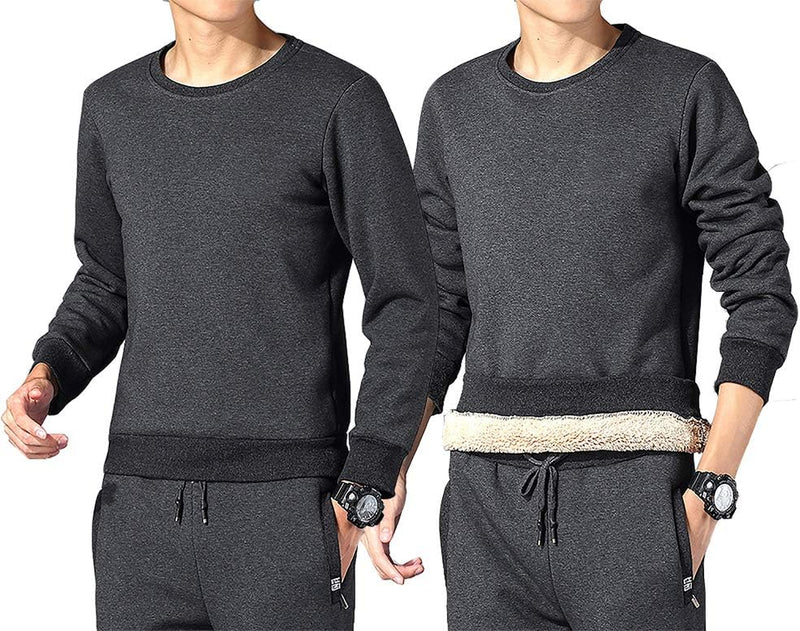 Liam Men's Fleece Sweatshirt-Green-S-State of Style