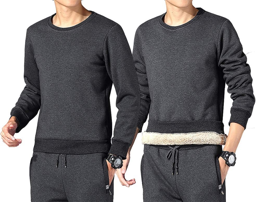 Liam Men's Fleece Sweatshirt-Green-S-State of Style