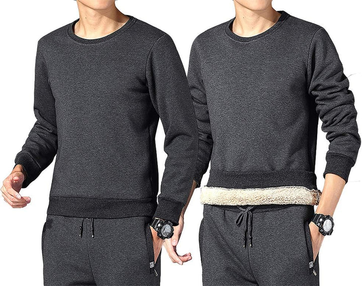 Liam Men's Fleece Sweatshirt-Green-S-State of Style