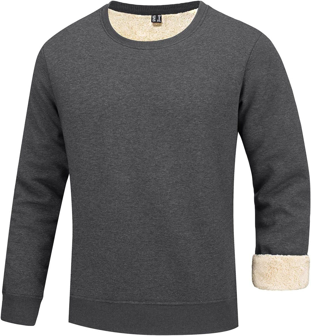 Liam Men's Fleece Sweatshirt-Grey-S-State of Style