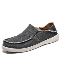 Light canvas slip-ons for men | Breathable summer espadrilles - Niko-Khaki-6-State of Style