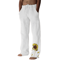 Light & comfortable men's summer trousers made of linen – Nilo-Green-S-State of Style