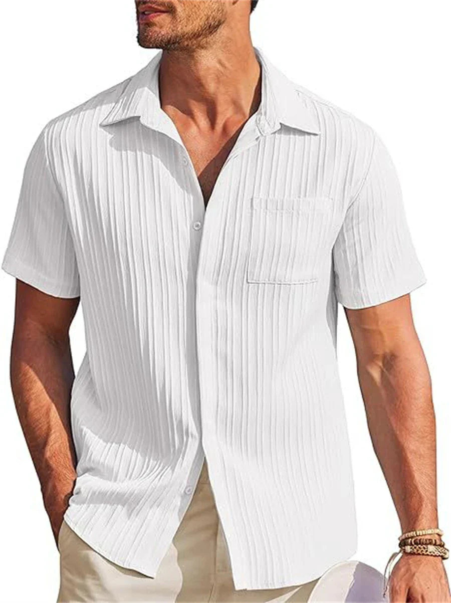 Light Linen Shirt for Men – Breathable & Relaxed Fit – Jonas-White-S-State of Style