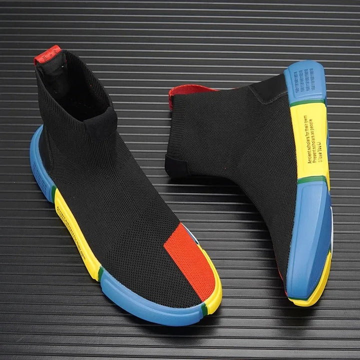 Light men's sneakers in sock style – Maverick-6-State of Style