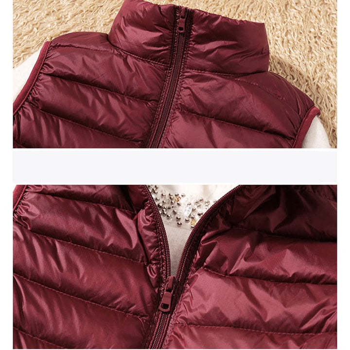 Light quilted vest with a feminine fit – Juliette-Black-S-State of Style