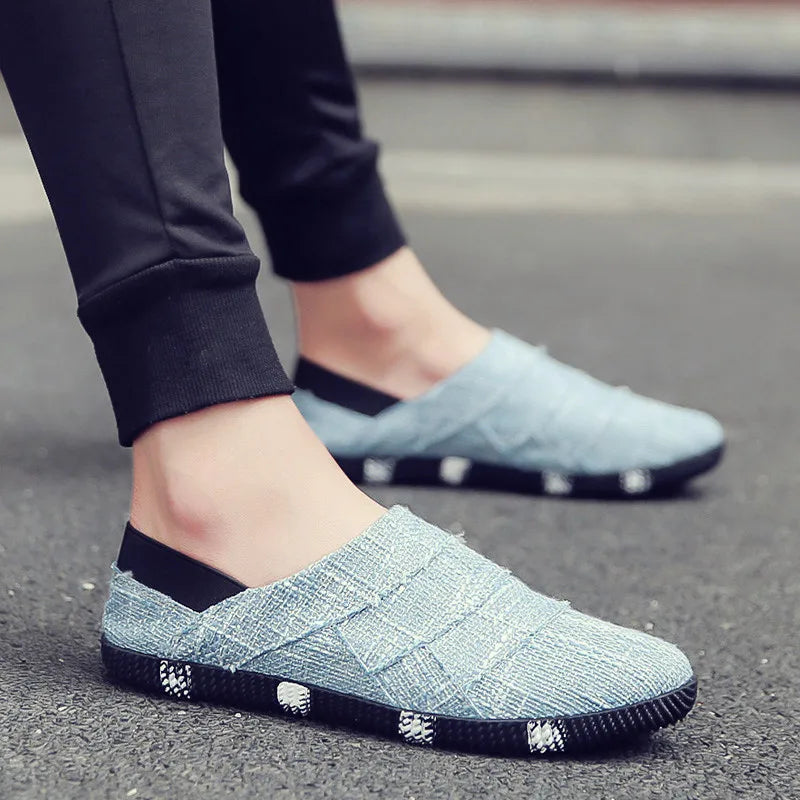 Light & Stylish Canvas Espadrilles with Hemp Sole for Men - Elias-Light blue-6-State of Style