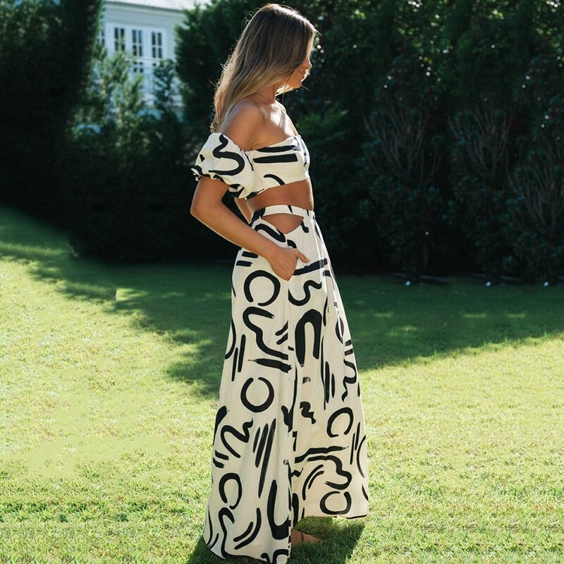 Light & Stylish Two-Piece Ladies Boho Set – Amira-XS-State of Style