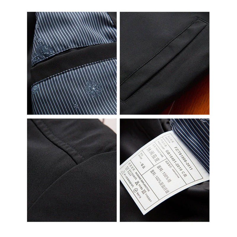 Light & trendy men's bomber jacket with zipper – Jaron-Black-M-State of Style