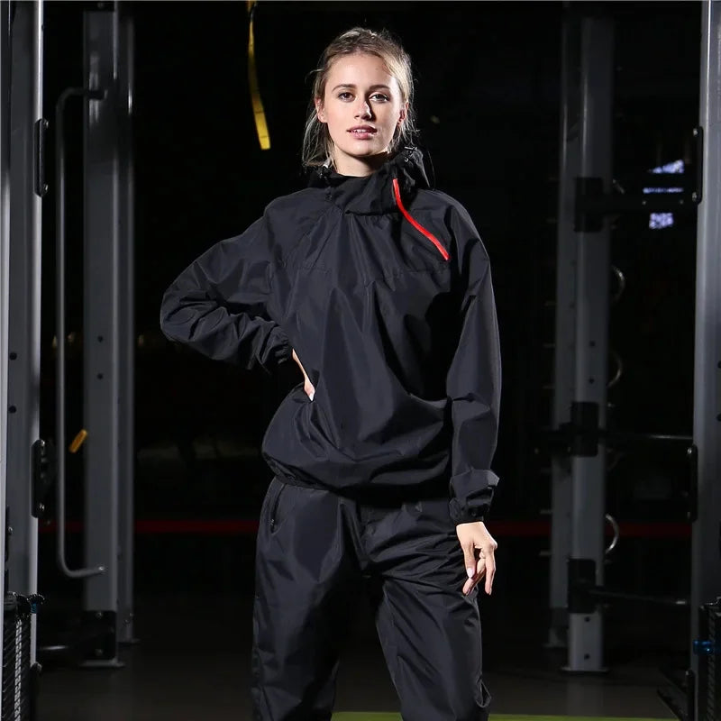 Light Unisex Training Set with Zipper & Hood – Remo-Ladies' Black-S-State of Style