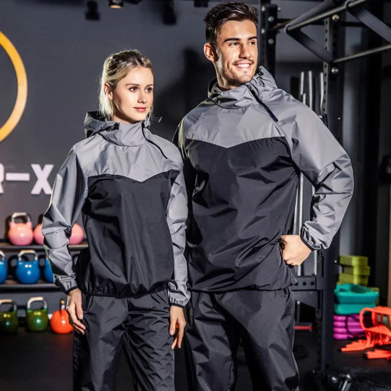 Light Unisex Training Set with Zipper & Hood – Remo-Men's Black-S-State of Style