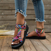 Light women's summer sandals with color play – Amélie-3-State of Style
