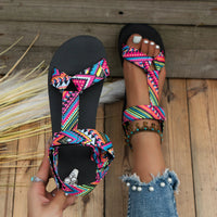 Light women's summer sandals with color play – Amélie-3-State of Style