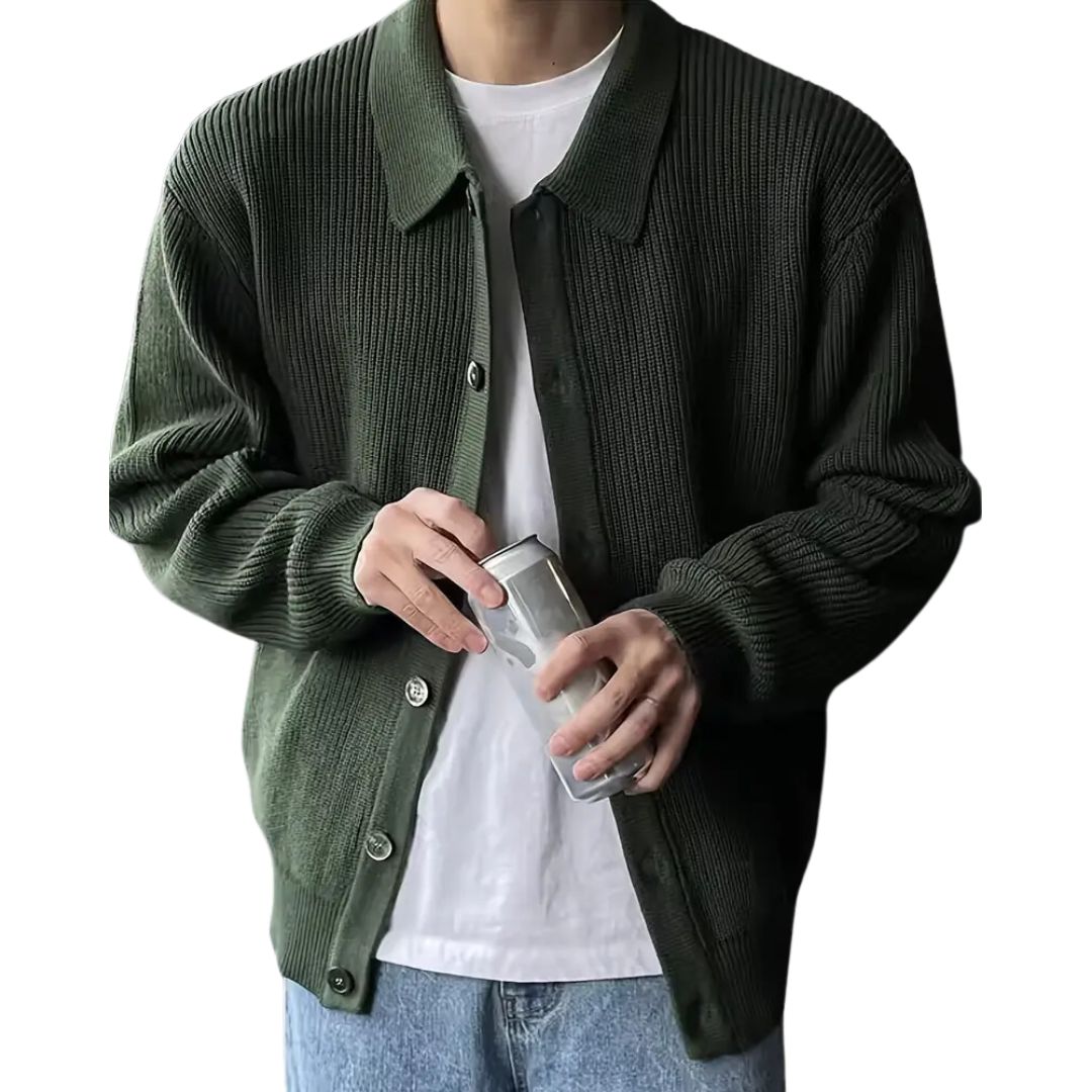 Lightweight City Cardigan | Stylish & Comfortable-Green-S-State of Style