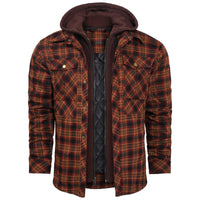 Lightweight Men's Autumn Jacket - Vertex-Dark Orange-S-State of Style