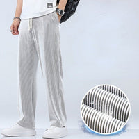 Lightweight Men's Casual Trousers – Fabio-Black-S-State of Style