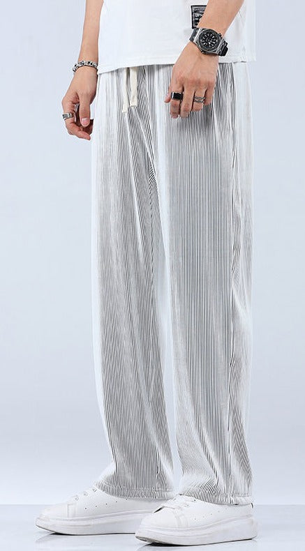 Lightweight Men's Casual Trousers – Fabio-Black-S-State of Style