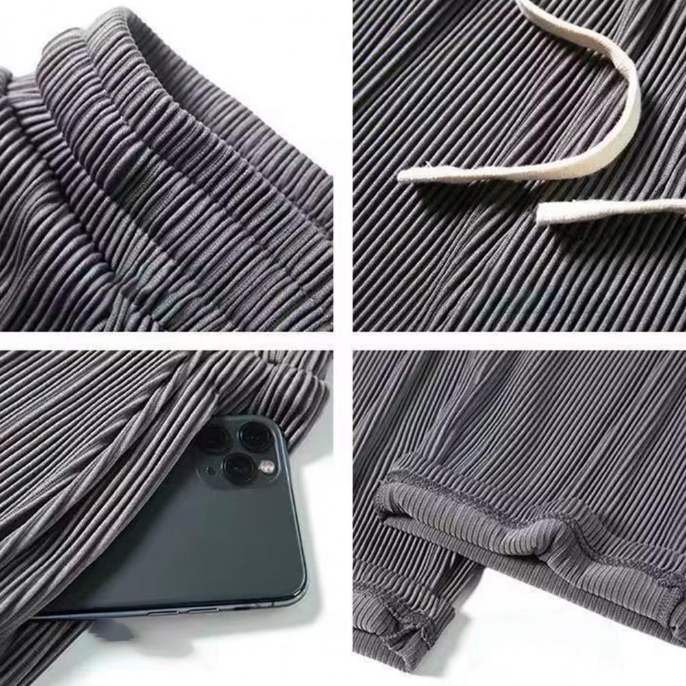 Lightweight Men's Casual Trousers – Fabio-Black-S-State of Style