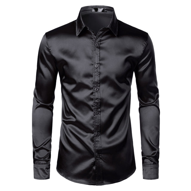 Lightweight Men's Shirt - Lucas-Black-S-State of Style