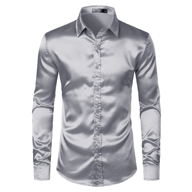 Lightweight Men's Shirt - Lucas-Silver-S-State of Style