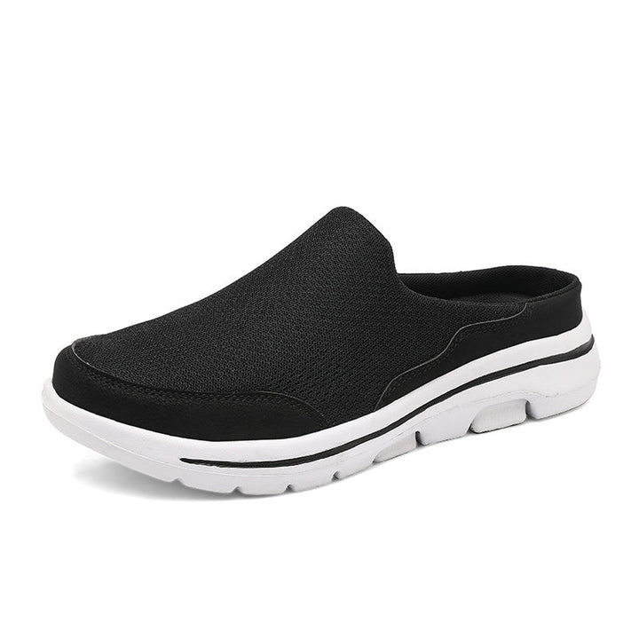 Lightweight Men's Slip-On Slippers with Comfortable Footbed - Lucas-Black-3.0-State of Style