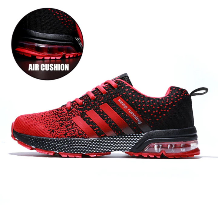 Lightweight Orthopedic Sneakers - AeroFlex-Red-5-State of Style