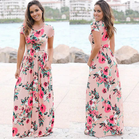 Lightweight & versatile summer dress for women – Kendra-Pink-S-State of Style