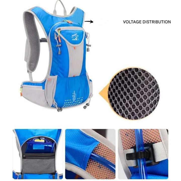 Lightweight, Waterproof & Built-in Hydration Bladder – AquaPack-Blue-State of Style