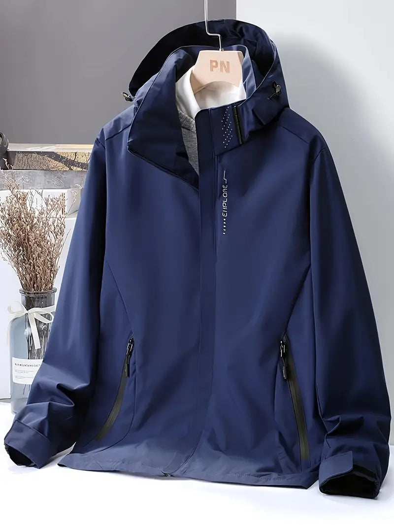 Lightweight Waterproof Jacket for Men - Finn-Black-XS-State of Style