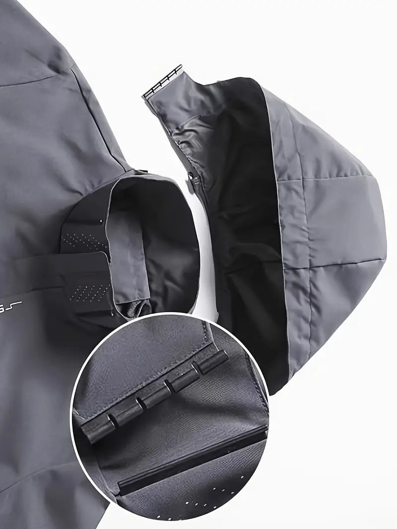Lightweight Waterproof Jacket for Men - Finn-Black-XS-State of Style