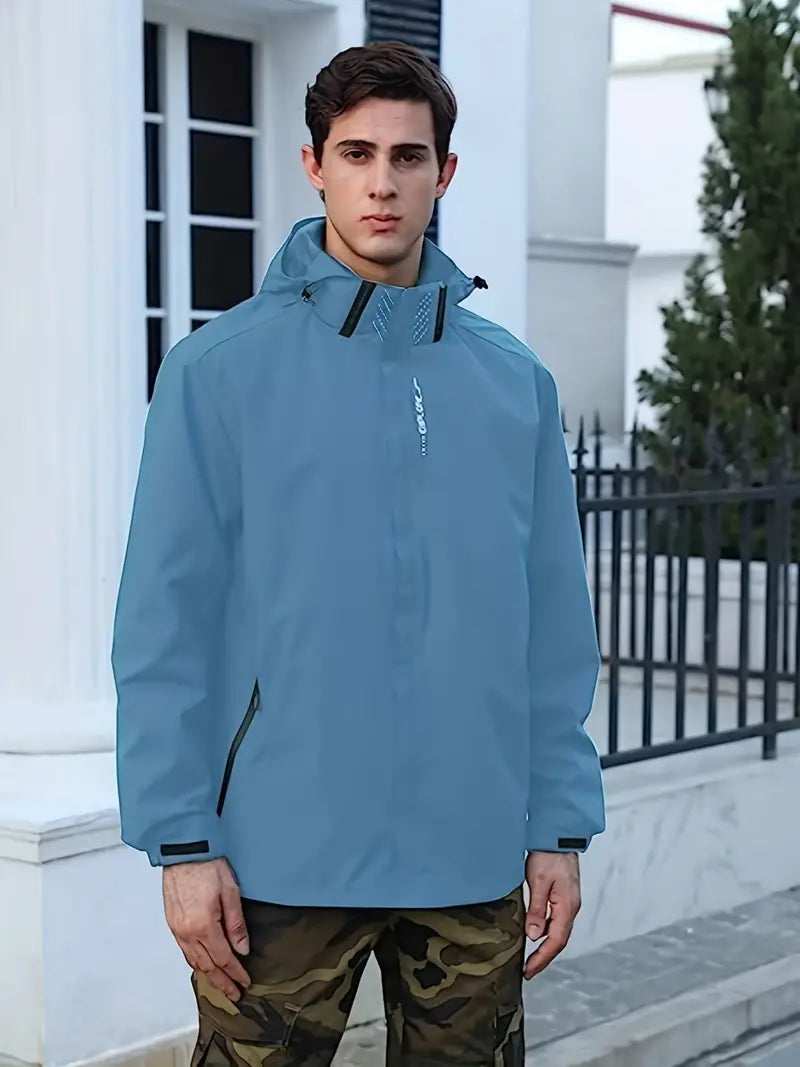 Lightweight Waterproof Jacket for Men - Finn-Black-XS-State of Style