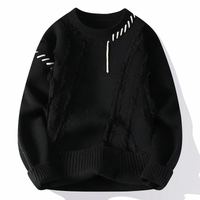 Limited Edition Patchwork Men's Jumper - Jasper-Black-XS-State of Style