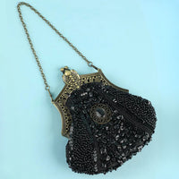 Linda Black Vintage Evening Bag-State of Style