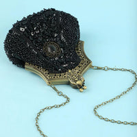 Linda Black Vintage Evening Bag-State of Style