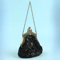 Linda Black Vintage Evening Bag-State of Style