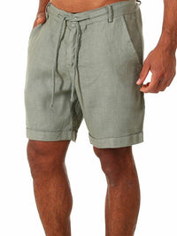 Linen Men's Shorts - Jasper-Green-S-State of Style