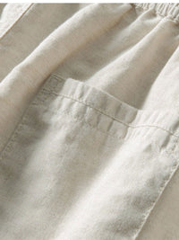 Linen Shirt and Trouser Set - Antonio-Navy Blue-S-State of Style