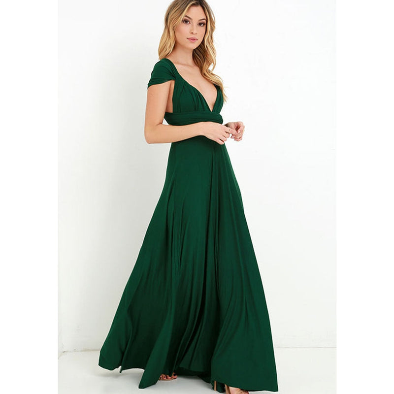 Long Dress with Multiple Styles for Different Looks - Eva-Green-S-State of Style