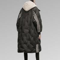 Long Women's Down Winter Coat - Sophie-Black-M-State of Style