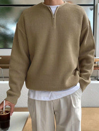 Loose Striped Knit Sweater for Men - Ronan-Brown-XS-State of Style