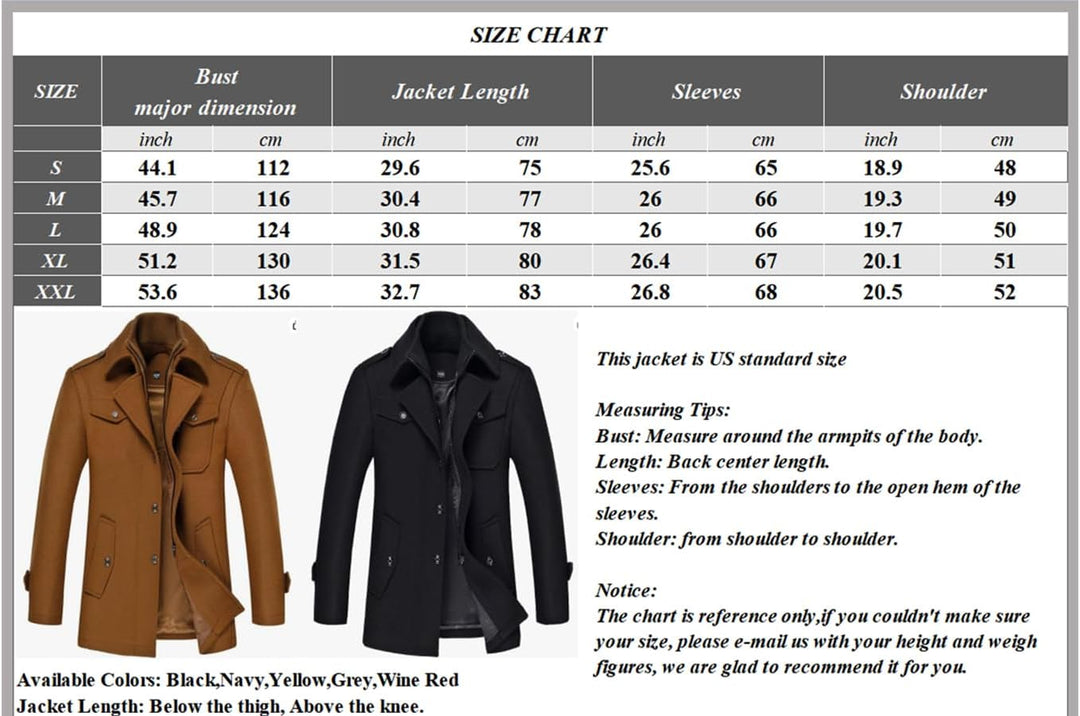 Luca Classic Men’s Winter Blazer-Black-S-State of Style