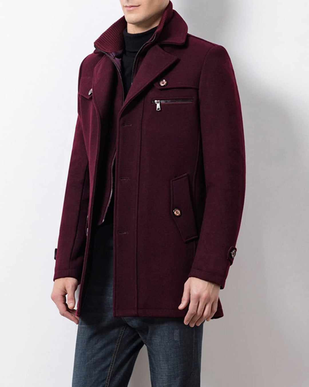 Luca Classic Men’s Winter Blazer-Black-S-State of Style