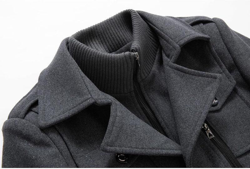 Luca Classic Men’s Winter Blazer-Black-S-State of Style