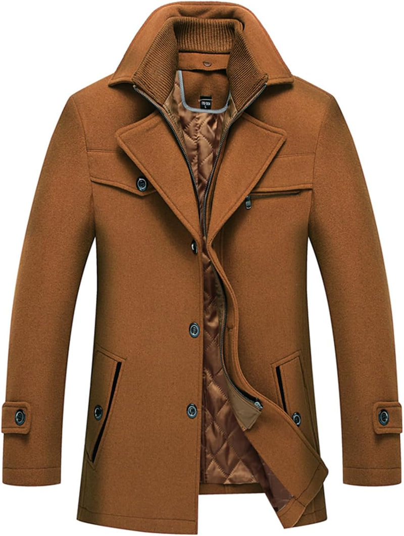 Luca Classic Men’s Winter Blazer-Yellow 2-S-State of Style