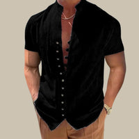 Luke Shirt | Trendy & Breathable-Black-S-State of Style