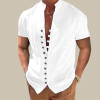Luke Shirt | Trendy & Breathable-White-S-State of Style