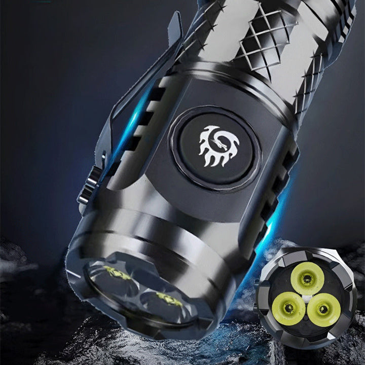 LumenTorch Compact LED Torch-Black-State of Style