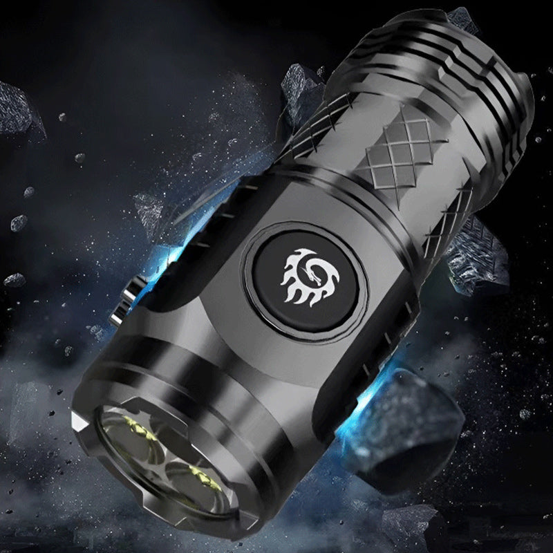 LumenTorch Compact LED Torch-Black-State of Style